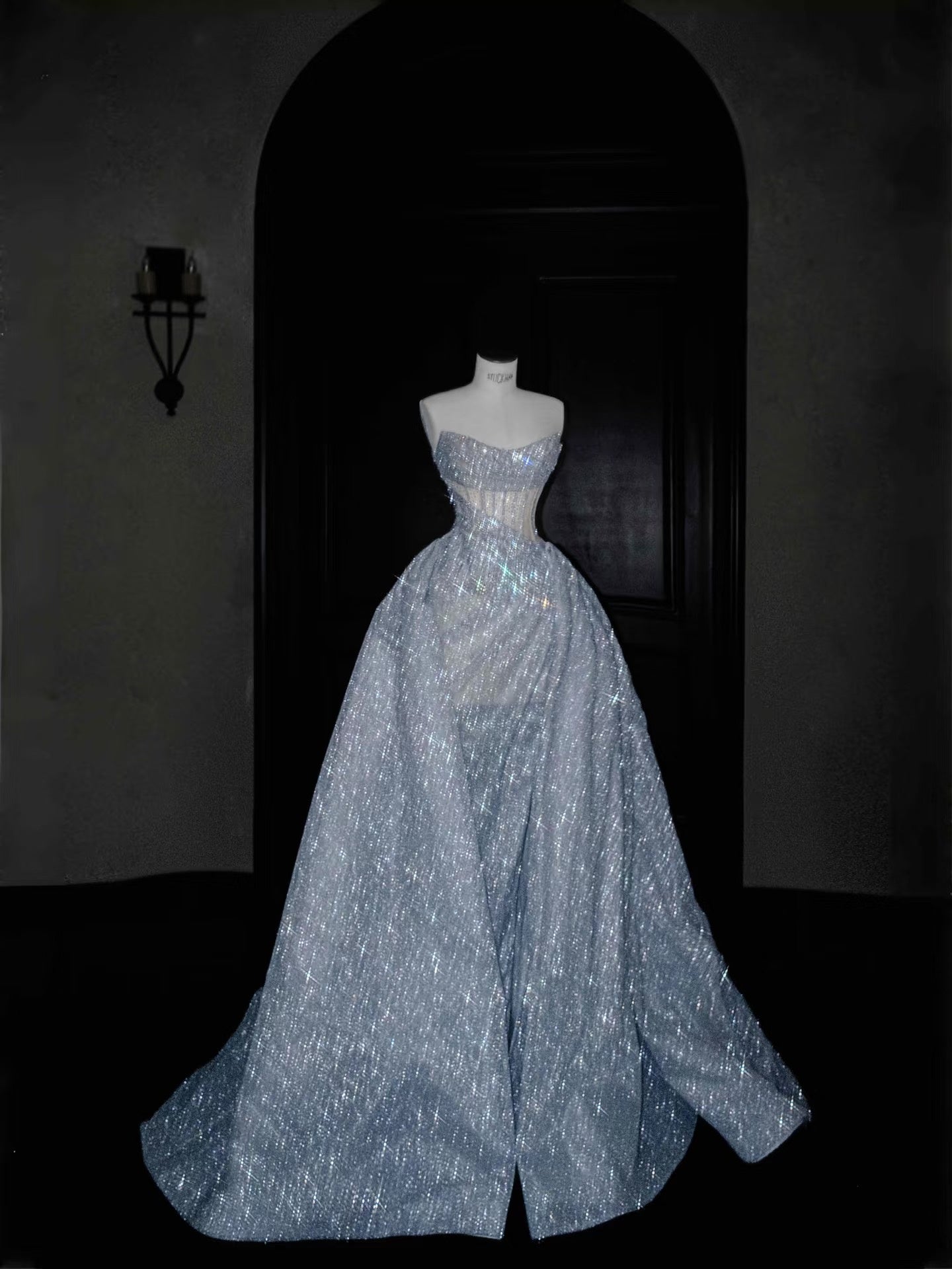 Gorgeous Ball Gown Sweetheart Sequin Long Prom Dress Party Dress Graduation Dresses DP2725