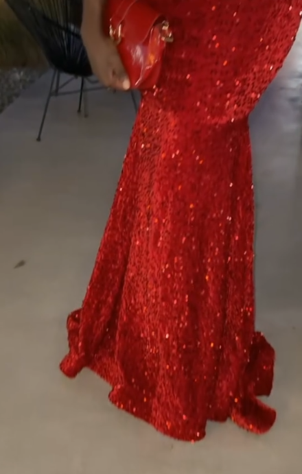 Modest Mermaid Straps Wine Red Sequin Formal Gown 23rd Birthday Dress Prom Dresses 20th Birthday Outfits W0349