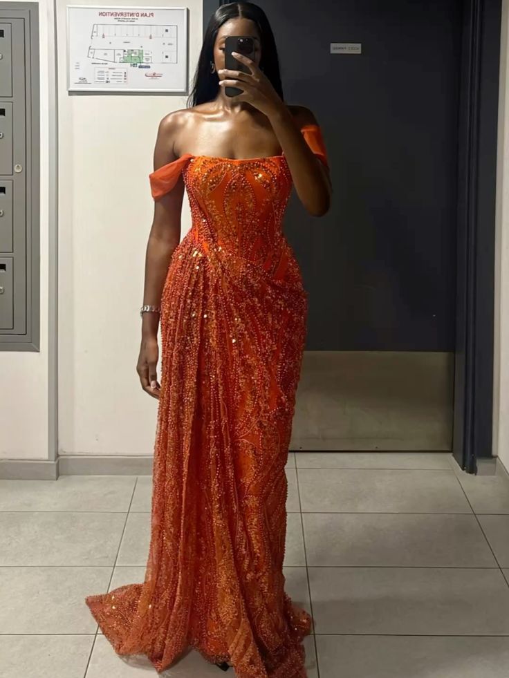 Robe de bal longue à paillettes, élégante, coupe trapèze, épaules dénudées, tenue de soirée, tenue d'invitée de mariage d'été, W0355