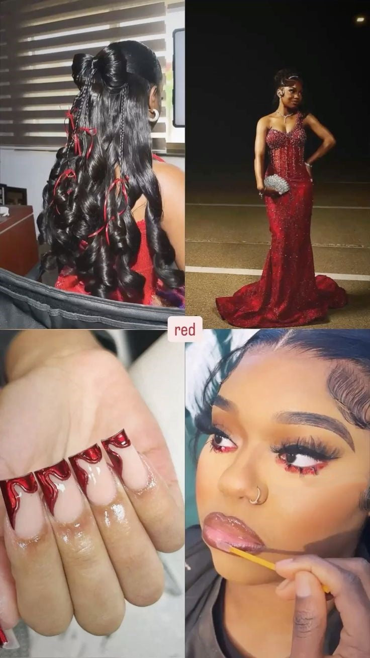 Sexy Meerjungfrau Eine Schulter Burgund Pailletten Abendkleid 23. Geburtstag Kleid Ballkleider Schwarzes Mädchen 20. Geburtstag Outfits W0359