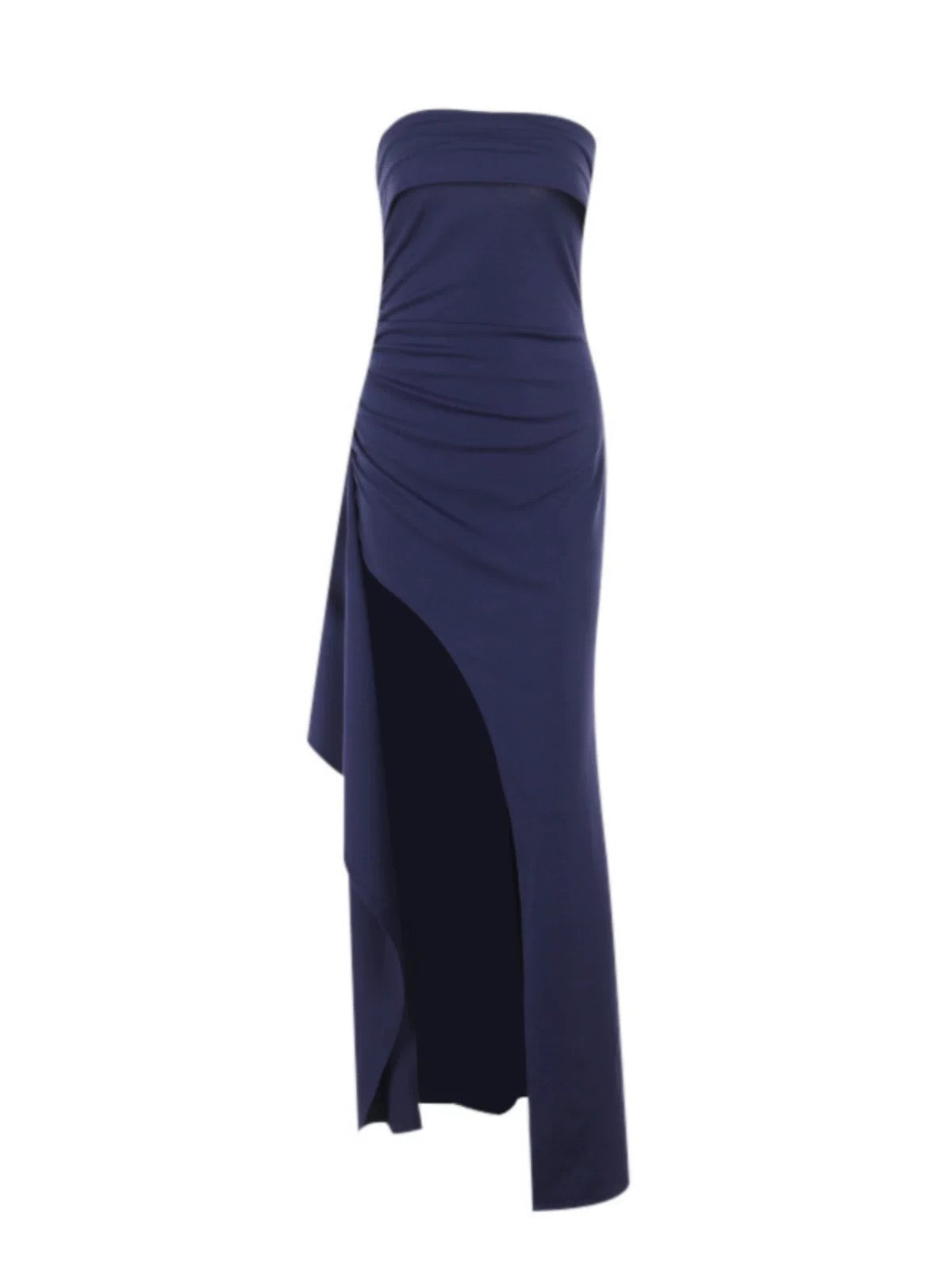 Robe de bal longue fendue bleu roi, élégante, style sirène, tenue de soirée, tenue d'invitée de mariage, W0649