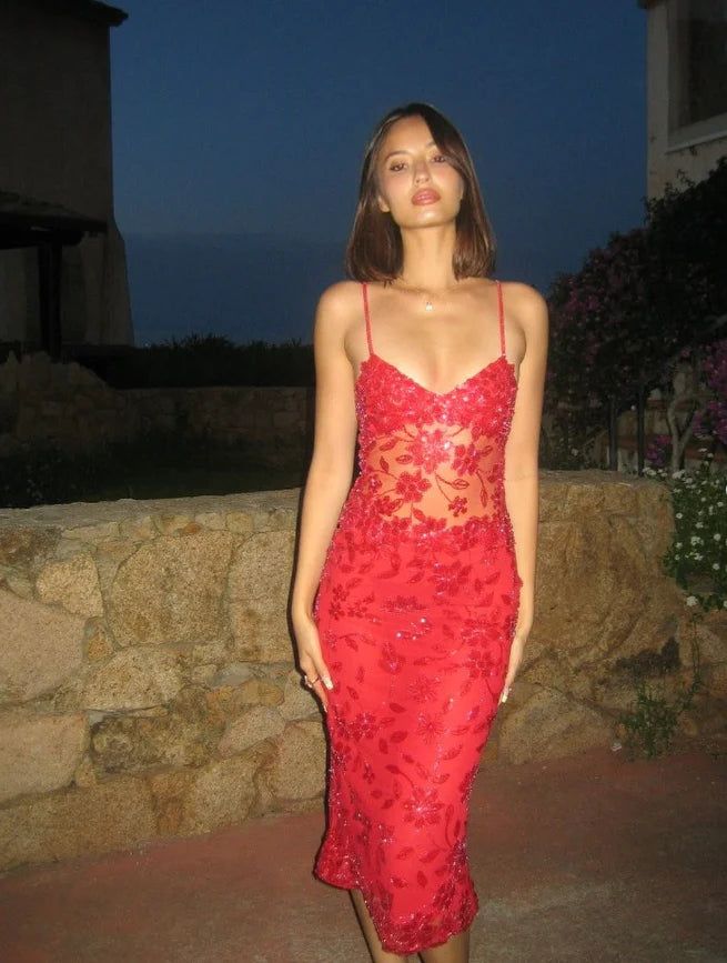 Cute A line Spaghetti Straps Short Pink Sequin Formal 8th Grade Homecoming Dress Summer Middle School Hoco Dresses Birthday Outfits W1149