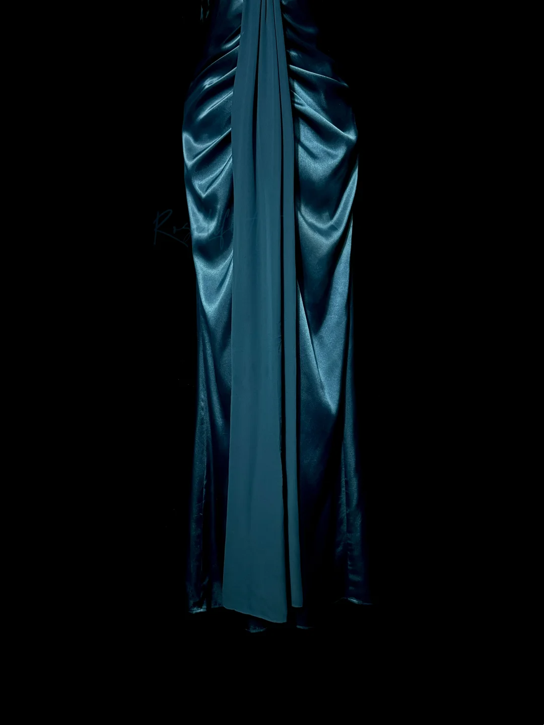 Vintage Mermaid Halter Sleeveless Satin Petite Mother Of Bride Dress Party Gown Floor Length For Summer Women Wedding W835