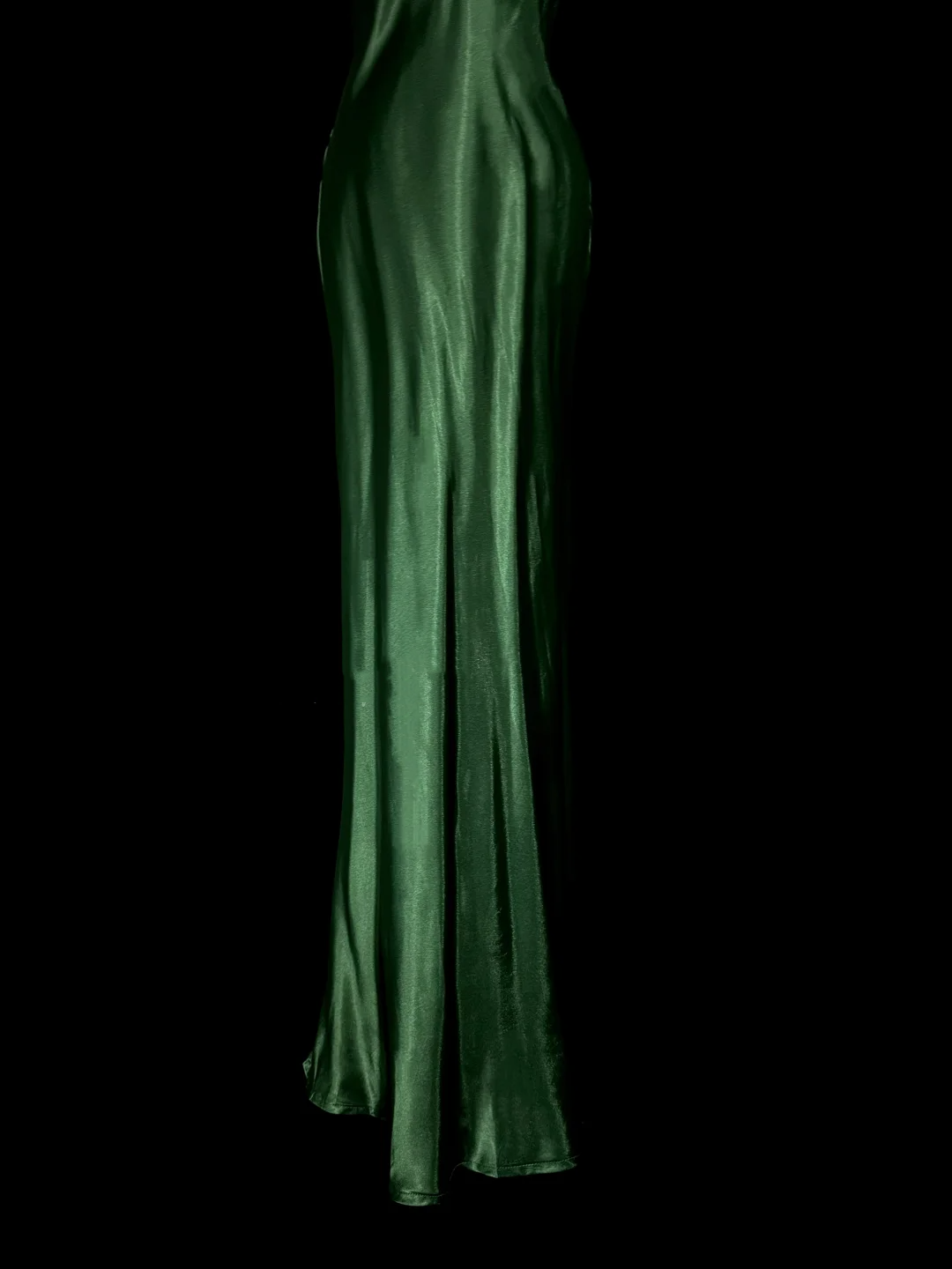 Vintage Mermaid Halter Dark Green 90s Chiffon Long Prom Dresses Party Dress 21st Birthday Outfits Graduation Dresses W851