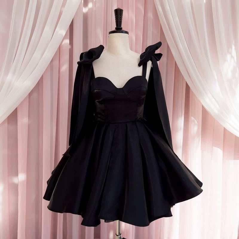 Sexy A Line Spaghetti Straps Sleeveless Formal Short 8th Grade Homecoming Dress Summer Middle School Hoco Dresses Birthday Outfits W978