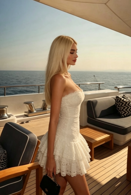 Robe fourreau courte en dentelle blanche, sans bretelles, tenue d'anniversaire Hoco, tenue d'anniversaire, mini-robe de fête pour 23 ans, DP1705