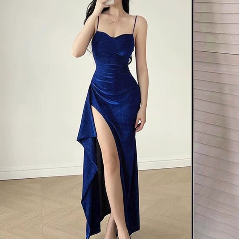Blaues Damenkleid S970