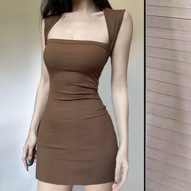 Robe marron tendance S878