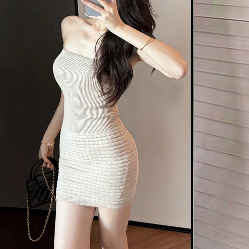 Modisches weißes Kleid S879