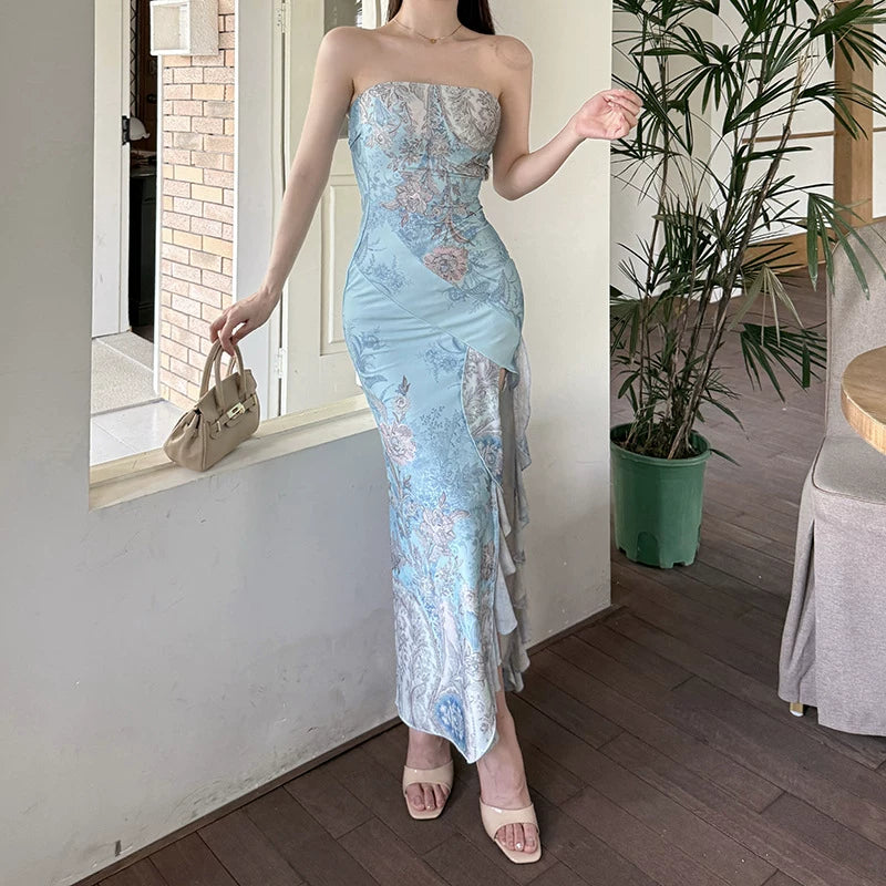 Fashion Blue Dress S892
