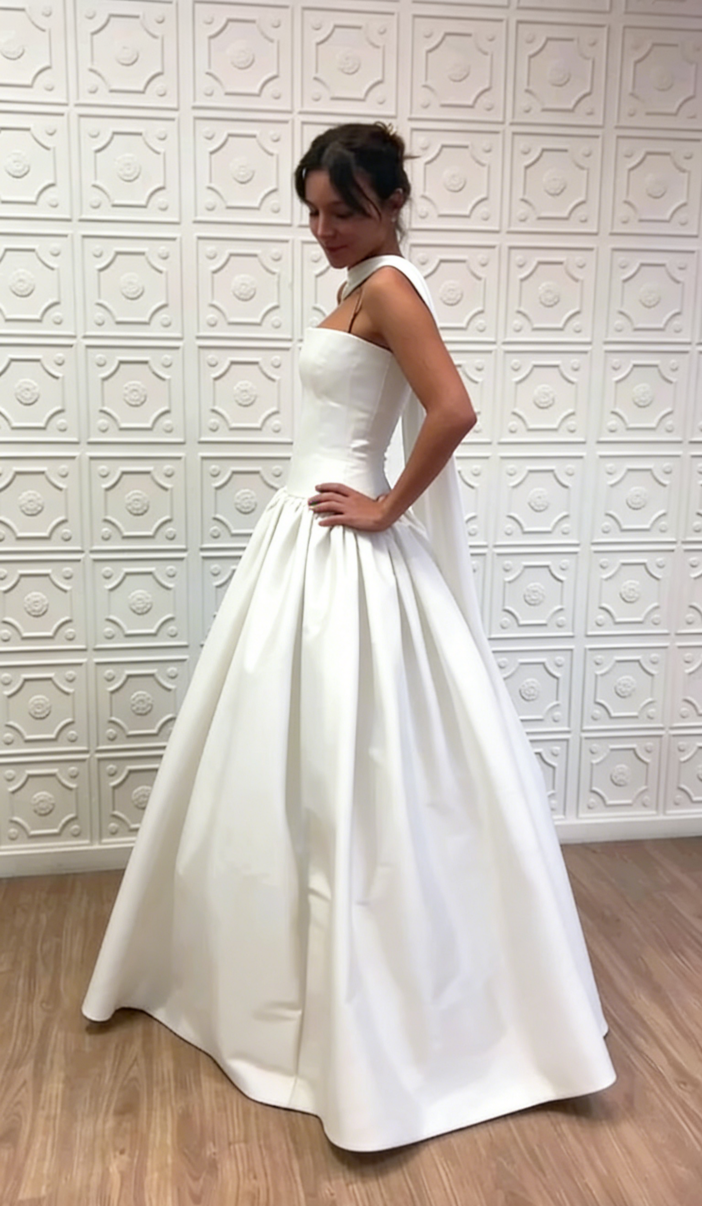 Elegantes Ballkleid Trägerlos Ärmellos Braun Formelles Langes Abschlussballkleid Sommer Hochzeitsgastkleid Brautgästekleider Hochzeitsoutfits für Gäste W1072