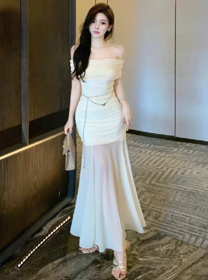 49,99 € | Weißes Damenkleid S62