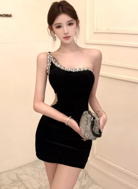 Black Women's Dress S77