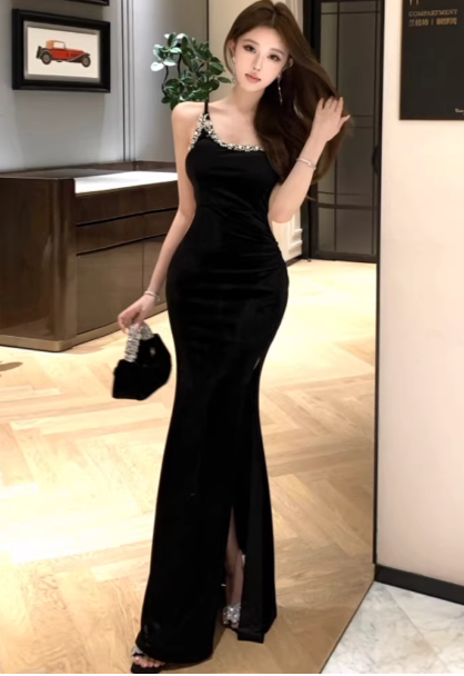 Black Women's Dress S78