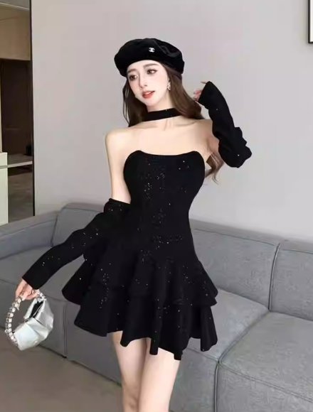 Black Women's Dress S89