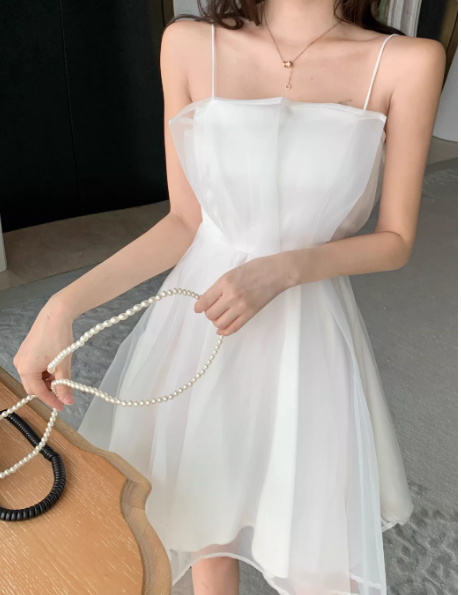 White Women's Dress S92