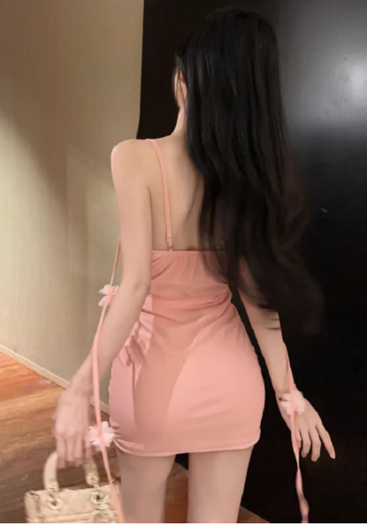 Blush Pink Women's Dress  S183