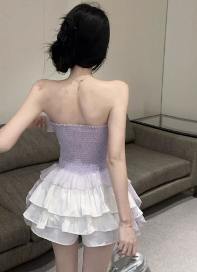 Blaues Damenkleid S101