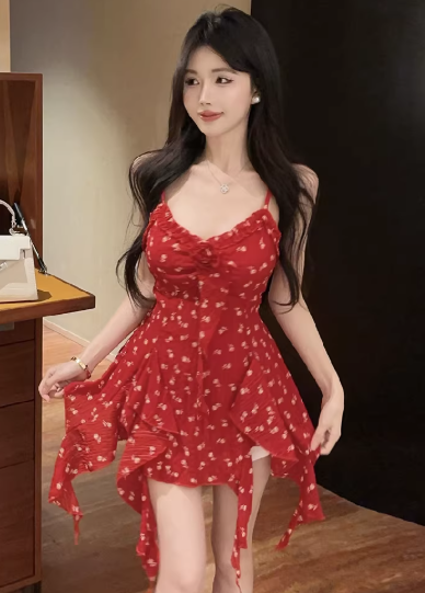 Blaues Damenkleid S101