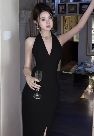 Black Women's Dress S274