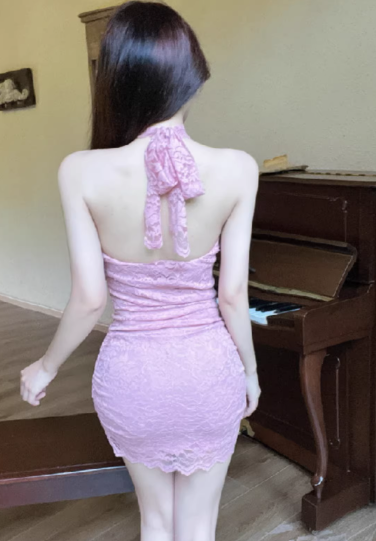 Pink Women's Dress S238