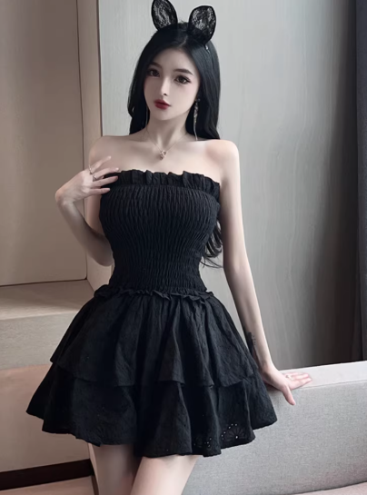 Robe bleue pour femme S101