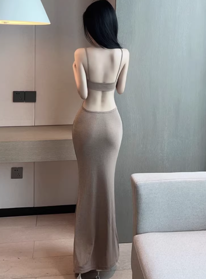 Khaki Women's Dress S279