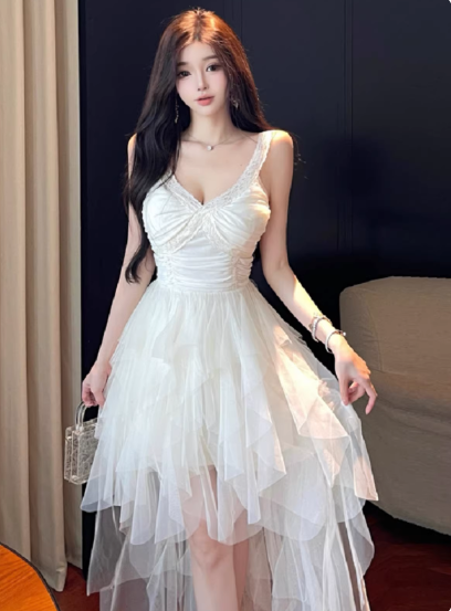 White Women's Dress S247