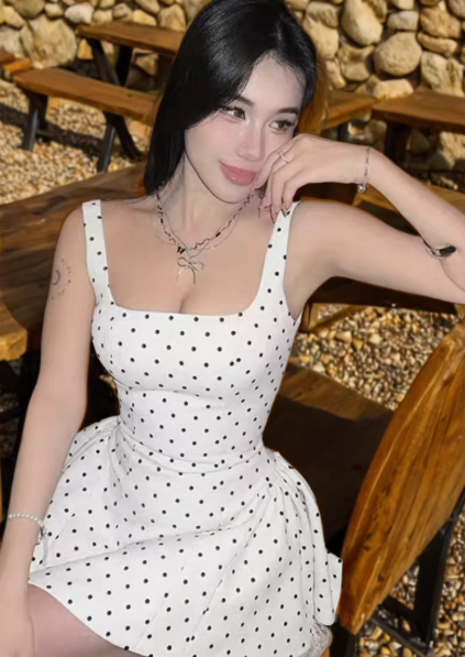 White Women's Dress S246