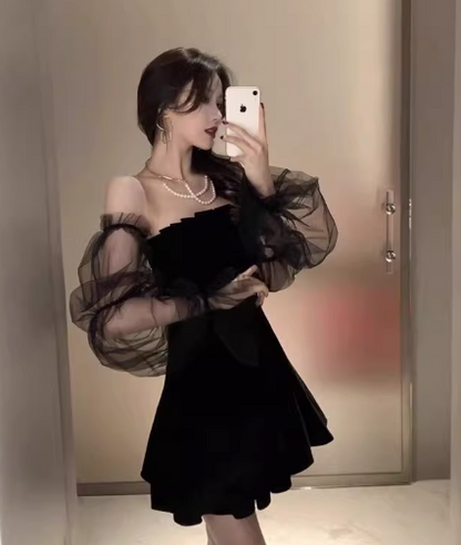 Black Women's Dress S322