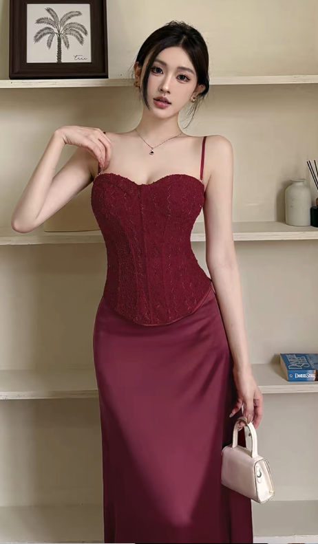 Blaues Damenkleid S101