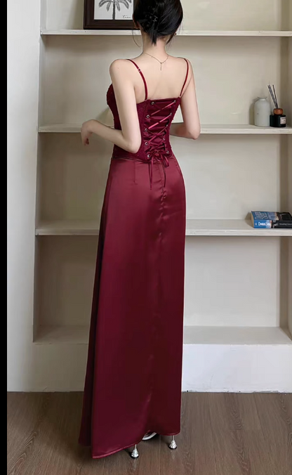 Blaues Damenkleid S101