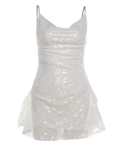 Blaues Damenkleid S101