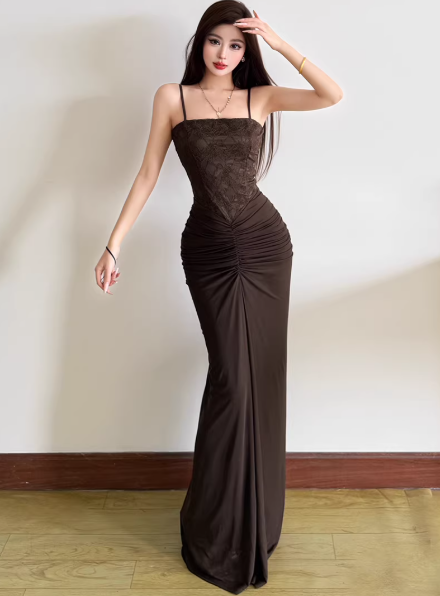Robe bleue pour femme S101