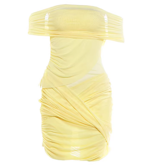Blaues Damenkleid S101