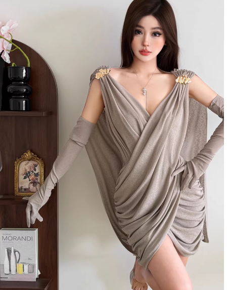 Robe bleue pour femme S101