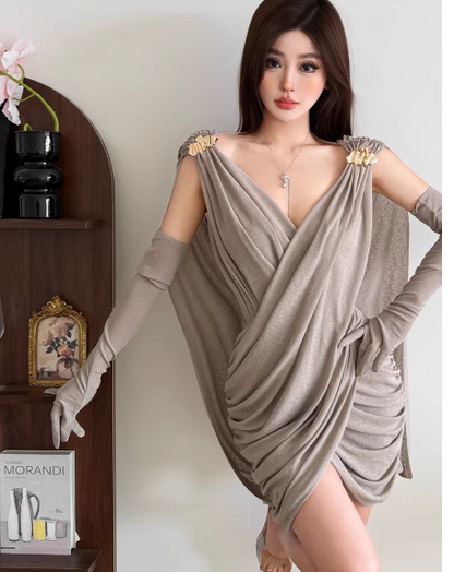 Robe bleue pour femme S101