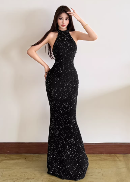 Black Women's Dress S513