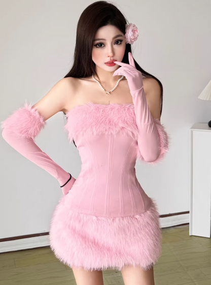 Chic Pink Dress S482