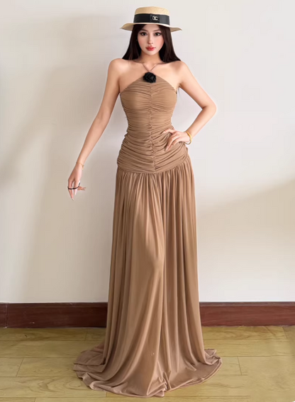 Blaues Damenkleid S101