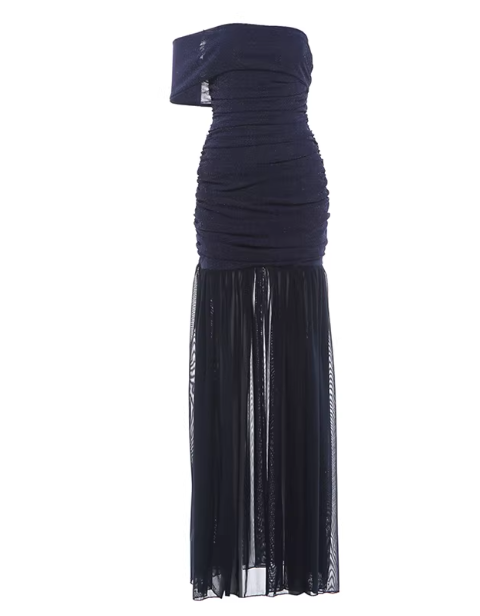 Chic Navy Blue Dress S494