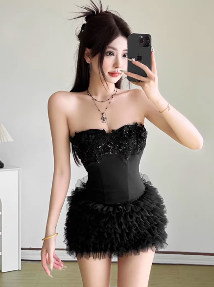 Black Women's Dress S522