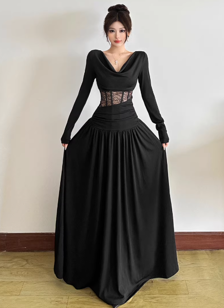 Black Women's Dress S528