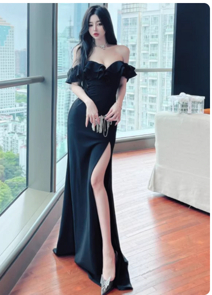 Black Women's Dress S169