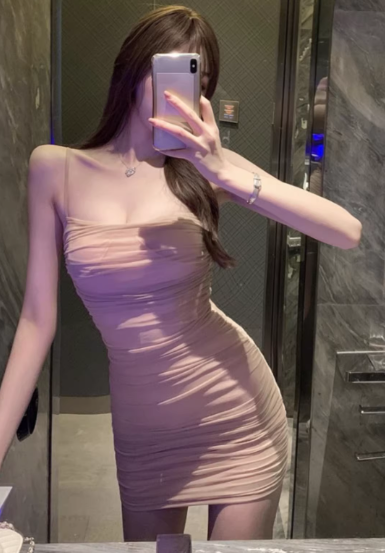 Champagne Short Women's Dress S123