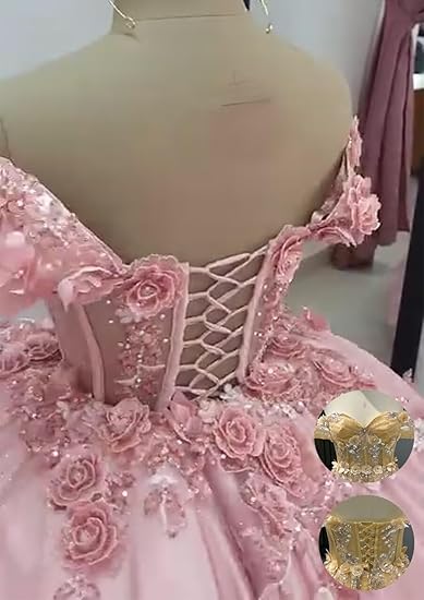 Robe de bal modeste à épaules dénudées en tulle rose blush, robe de soirée formelle, robe de bal de fin d'études, robe courte Hoco DH2596