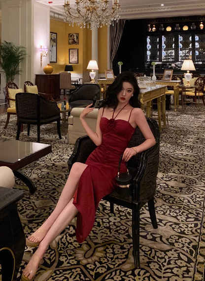 Sexy Sheath Red 21st Birthday Dress Party Gown Birthday Outfits Birthday Dress Ideas For Women DP1892
