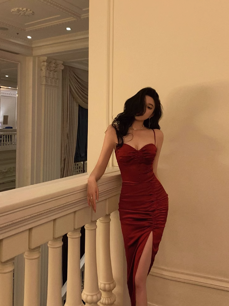 Sexy Sheath Red 21st Birthday Dress Party Gown Birthday Outfits Birthday Dress Ideas For Women DP2316