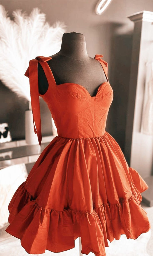 Fancy Short Hoco Dresses Ball Gown Spaghetti Straps Short Mini Formal 8th Grade Homecoming Dresses Summer Middle School Homecoming Outfits DH06