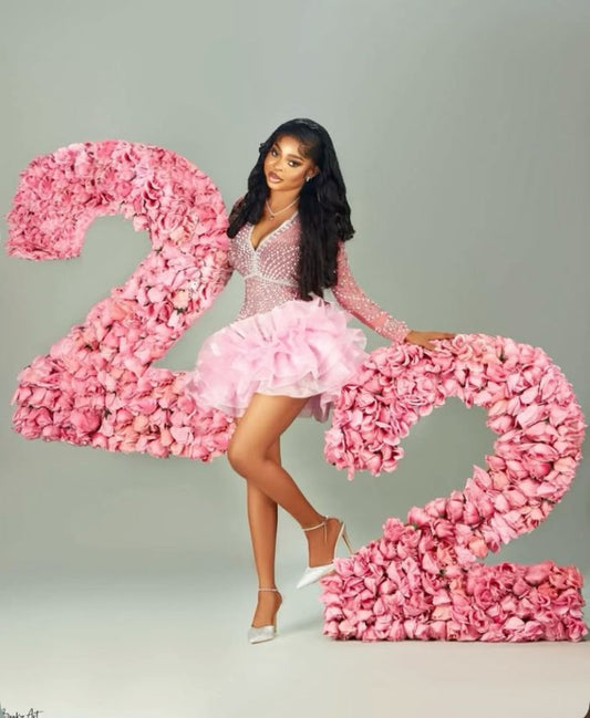Pretty Sheath V Neck Pink Short Mini Formal 8th Grade Homecoming Dresses Summer Middle School Hoco Dress 22th Birthday Outfits DH1010